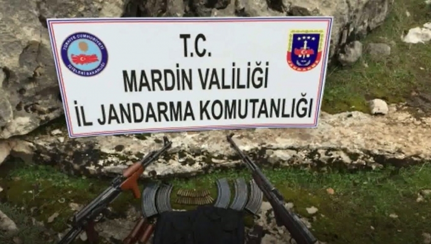 Mardin’de mühimmat ve yaşam malzemesi ele geçirildi