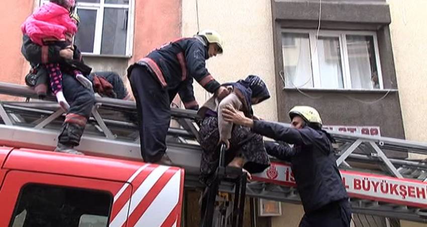 İstanbul’da korkutan yangın