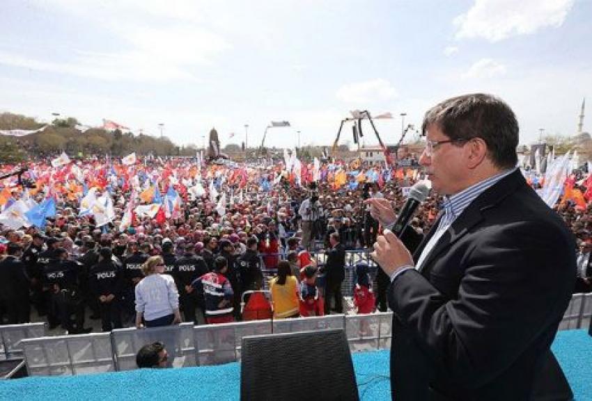 Davutoğlu Bursa'da konuştu, "Devlete 'katil' diyenler, cevabını milletten alacak"