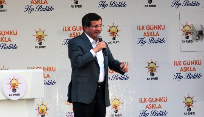 Davutoğlu, "Tek başına iktidar istiyoruz"