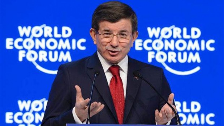 Başbakan Davutoğlu, Davos'ta Rusya'yı eleştirdi