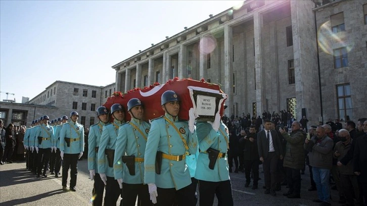 Deniz Baykal için TBMM'de cenaze töreni düzenlendi