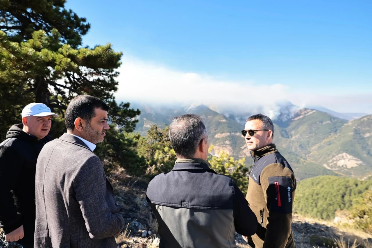 Denizli’deki orman yangını söndürüldü
