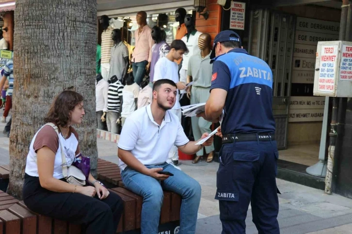 Denizli’nin ilk izmarit timi denetimlerine başladı
