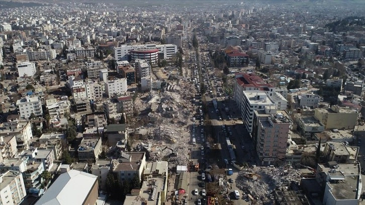 Deprem bölgesinde sınırları değişen mülkiyetlerin yeri 