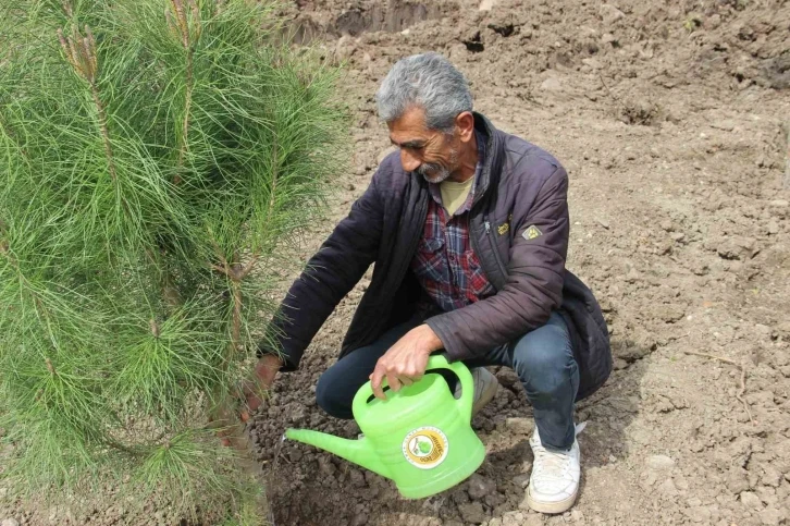 Deprem şehitlerinin hatıraları Manisa’daki ormanda yaşatılacak
