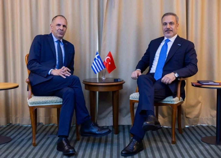 Dışişleri Bakanı Fidan, Yunan mevkidaşı Yerapetritis ile görüştü
