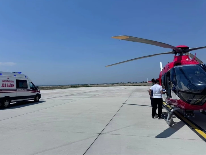 Diyabet hastası ambulans helikopterle Van’a sevk edildi
