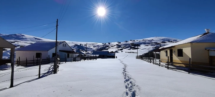 Doğu Karadeniz yaylaları kar altında
