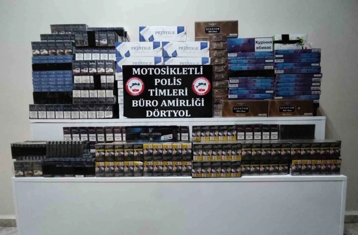 Dörtyol’da 2 bin 573 paket kaçak sigara ele geçirildi
