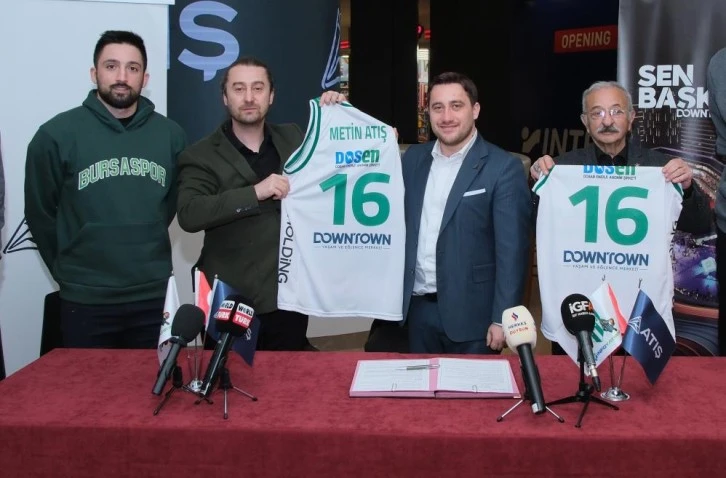 Dowtown, Bursaspor Basketbol Takımının sponsoru oldu