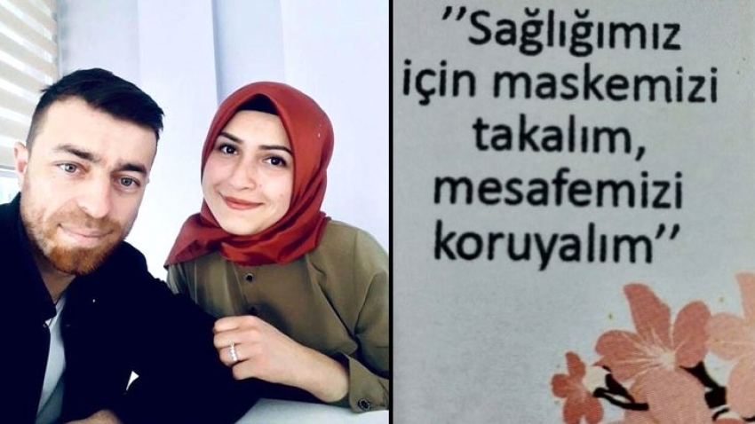 Düğün davetiyesinde maske uyarısı yapan damat, virüsten hayatını kaybetti