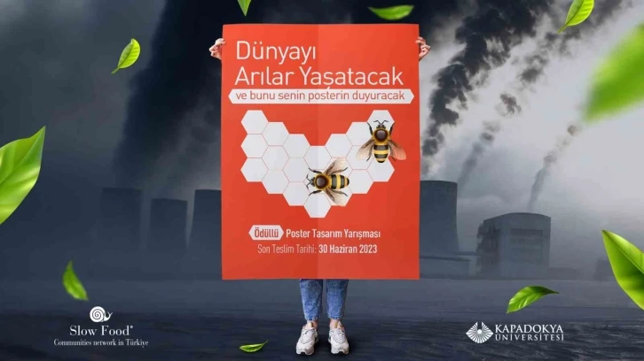 ‘Dünyayı arılar yaşatacak’ poster yarışması başladı
