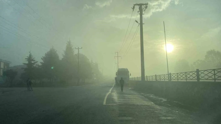 Düzce güne sisli uyandı
