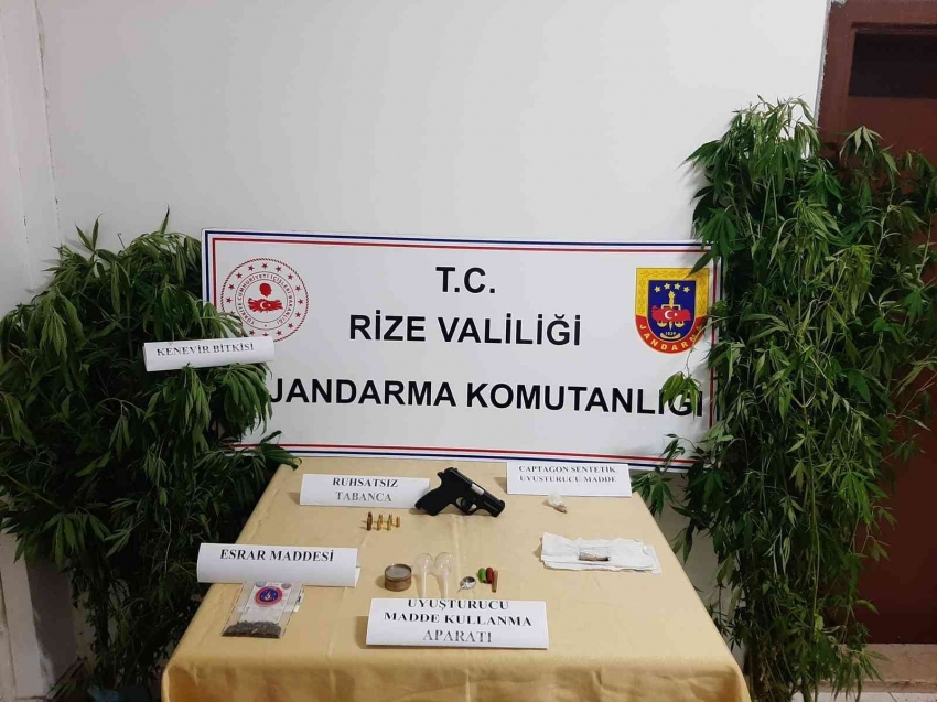 Jandarmadan uyuşturucu operasyonu: 1 gözaltı