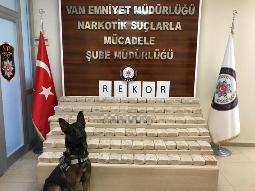 Van’da 100 kilo eroin ele geçirildi