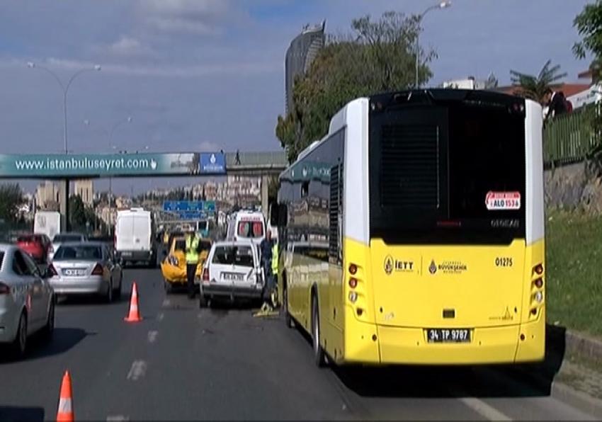 İstanbul’da zincirleme kaza: 7 yaralı