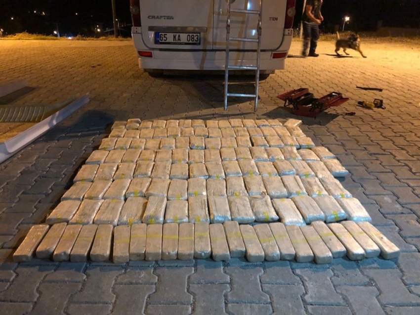 Van’da 63 kilo eroin ele geçirildi