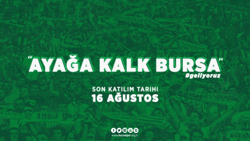 'Hatıra Formanı Al, Bursaspor’a Destek Ol!'