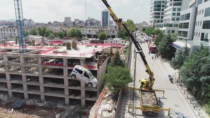 Araçlar böyle kurtarıldı