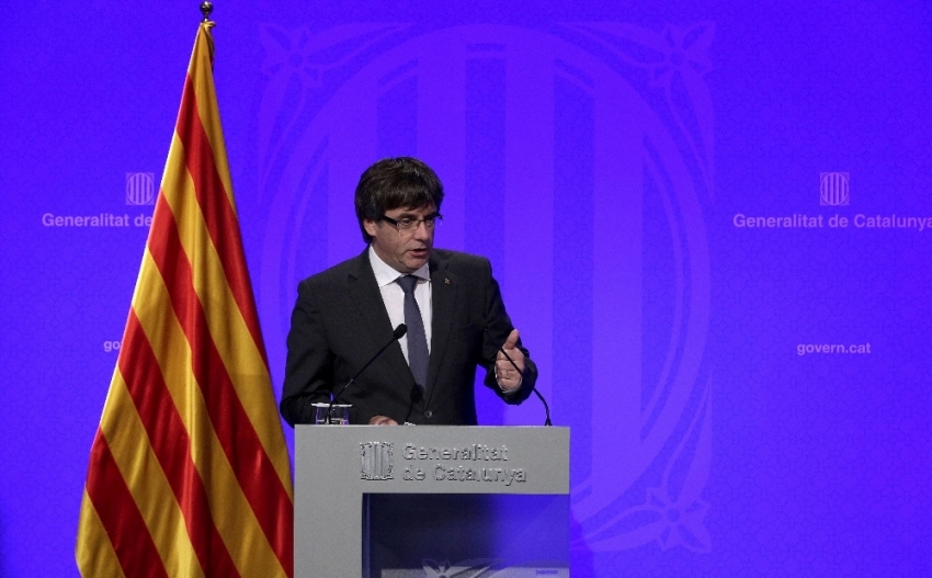 Katalan liderden sürpriz açıklama