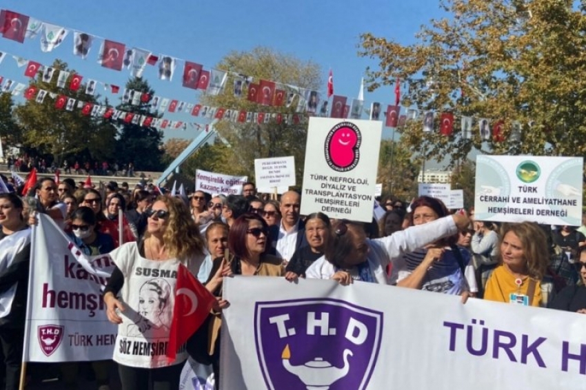 Türk Hemşireler Derneği: Maaşımız yoksulluk sınırına bile ulaşmıyor