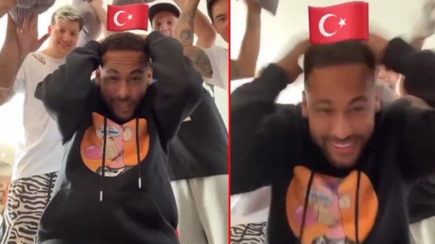 Neymar'ın Türk bayraklı paylaşımı sosyal medyayı salladı