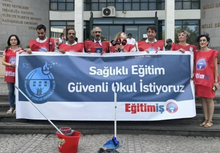 Eğitim-İş: 'Sağlıklı eğitim, güvenli okul istiyoruz'