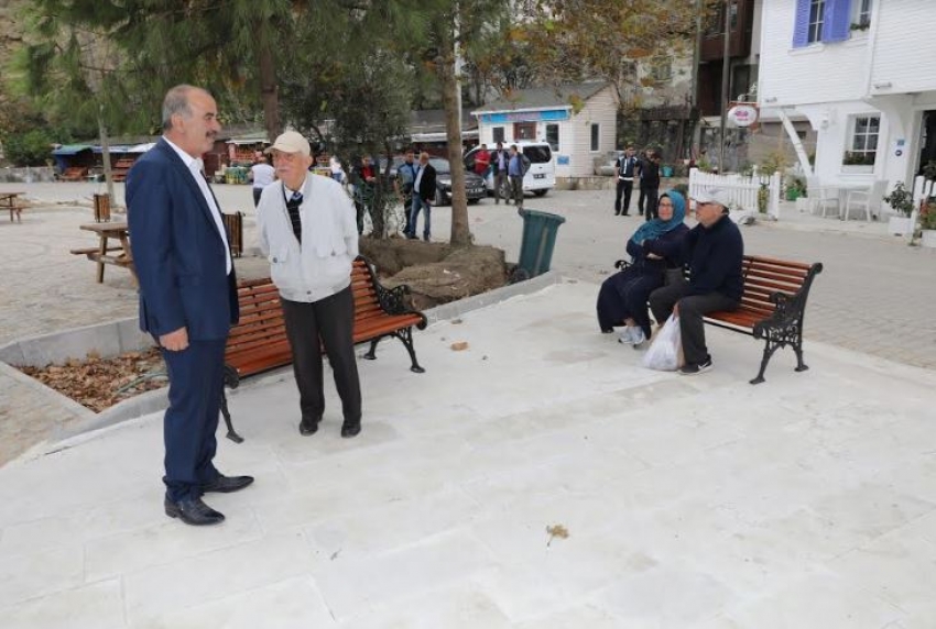 Tirilye Atatürk Parkı'nda sona doğru