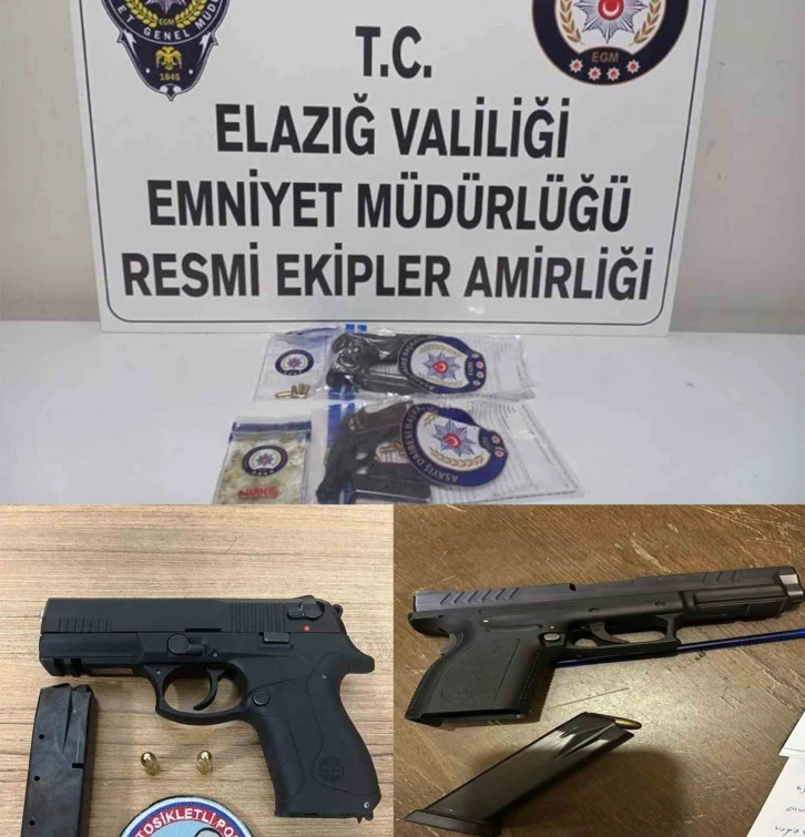 Elazığ’da asayiş uygulaması: 15 aranan şahıs yakalandı, 4 ruhsatsız silah ele geçirildi
