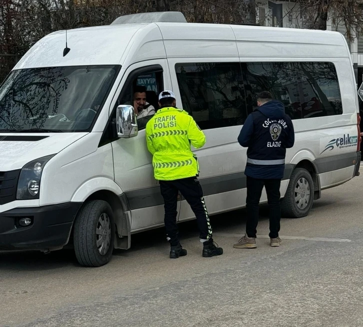 Elazığ’da okul önü denetimleri sürüyor
