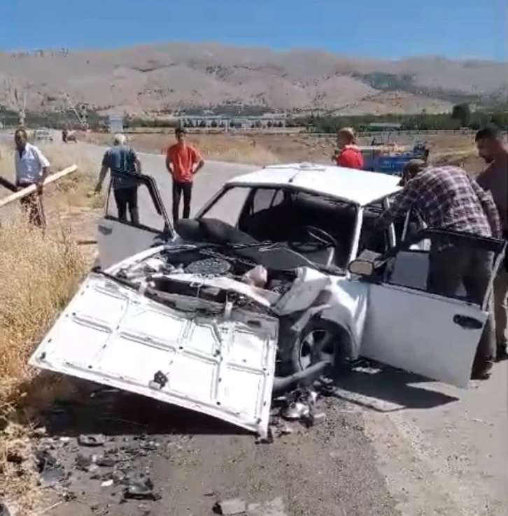 Elazığ’da trafik kazası: 3 yaralı
