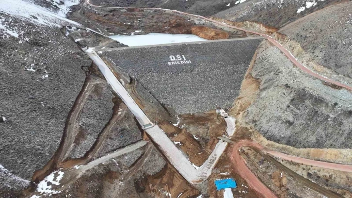 Erikdibi Göletinde yüzde 40 fiziki gerçekleşmeye ulaşıldı
