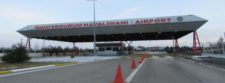 Erzurum havalimanından 864 bin 506 yolcu yararlandı
