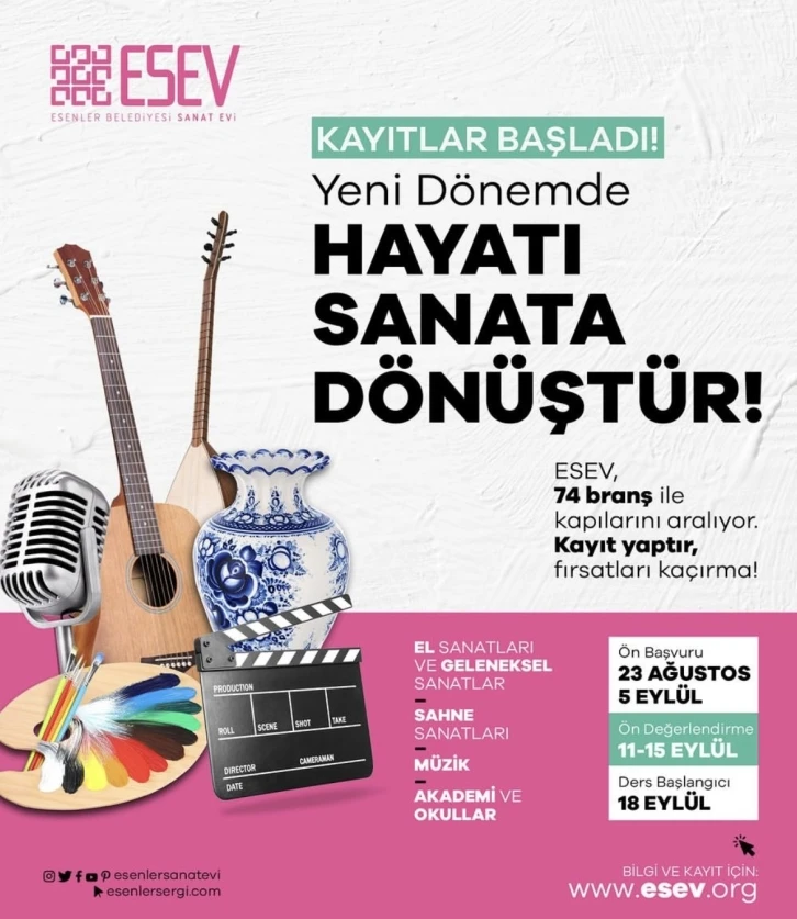 Esenler ESEV’de yeni dönem kayıtları başladı
