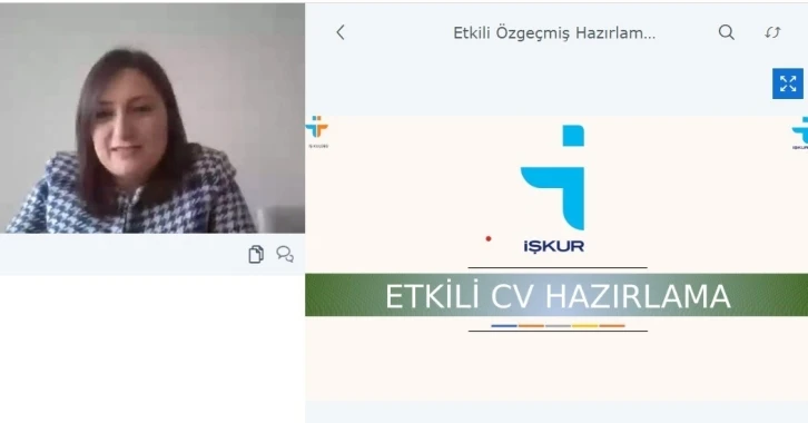 Etkili özgeçmiş hazırlamanın püf noktaları anlatıldı
