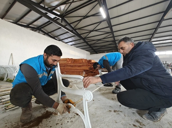 Eyyübiye Belediyesinin dev tesisinde üretim başladı
