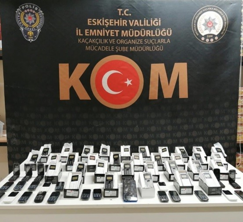 172 adet gümrük kaçağı cep telefonu ele geçirildi