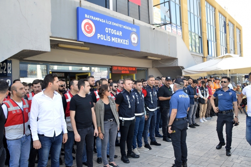 15 Temmuz Demokrasi Otogarında asayiş uygulaması