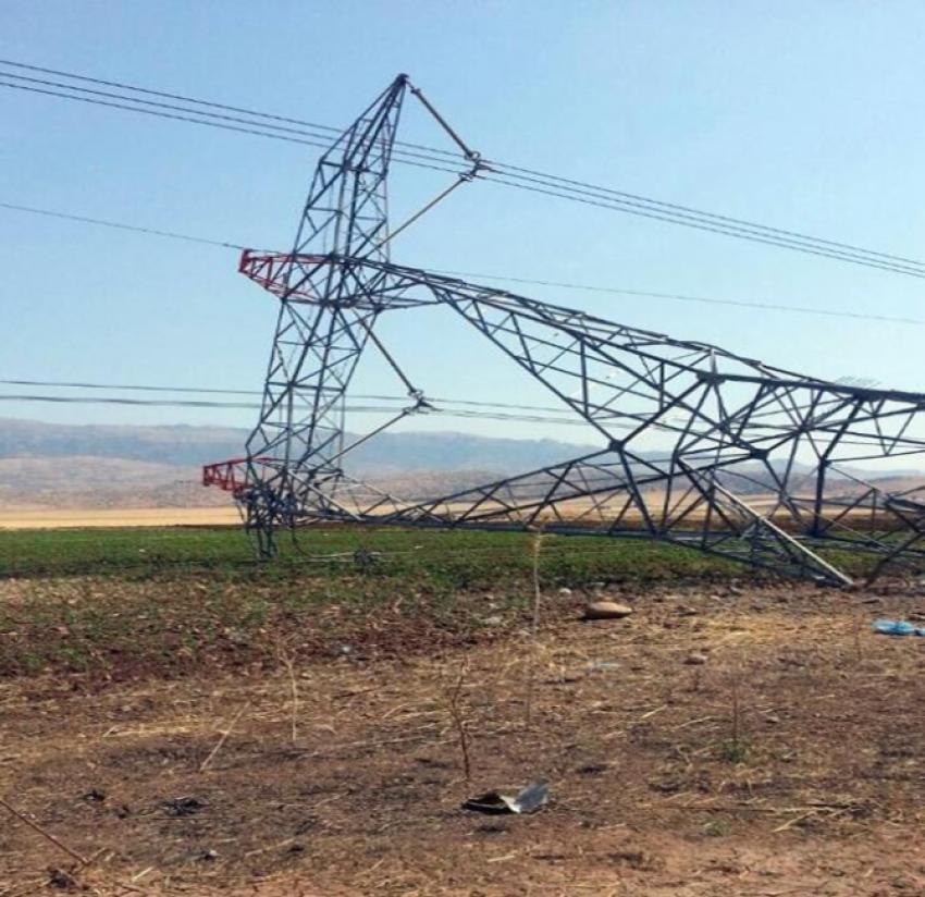 Şırnak’ta elektrik hattına sabotaj