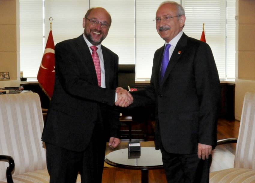 Kılıçdaroğlu Schulz’la görüştü