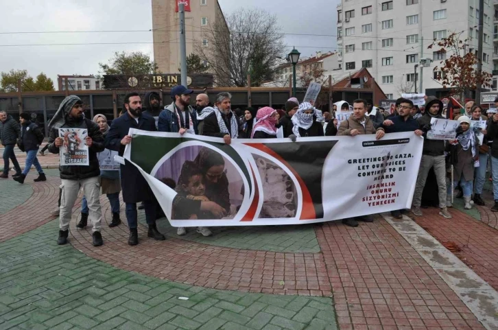 Farklı ülkelerden 300 öğrenci Filistin için bir araya geldi
