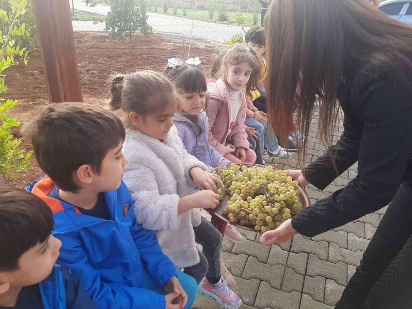 Bağevi çocukların ilgi odağı oldu