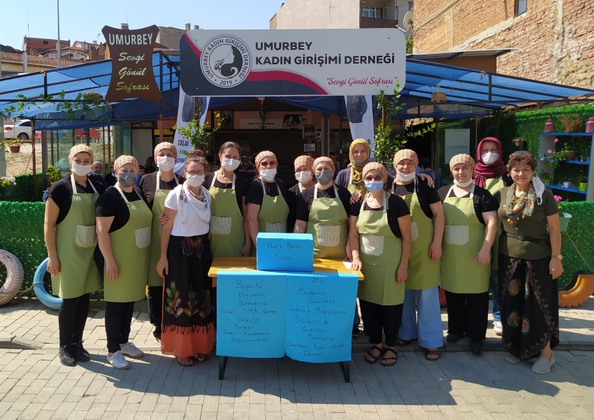 Umurbeyli kadınlar 'Gökalp Bebek' için seferber oldu