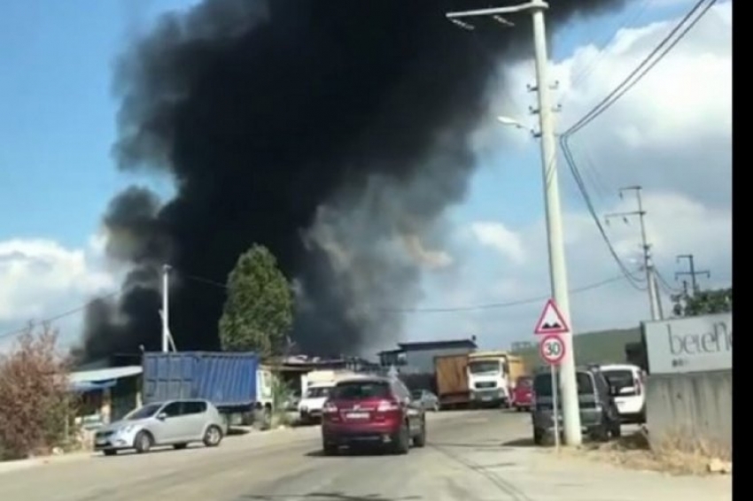 Bursa'da korkutan yangın