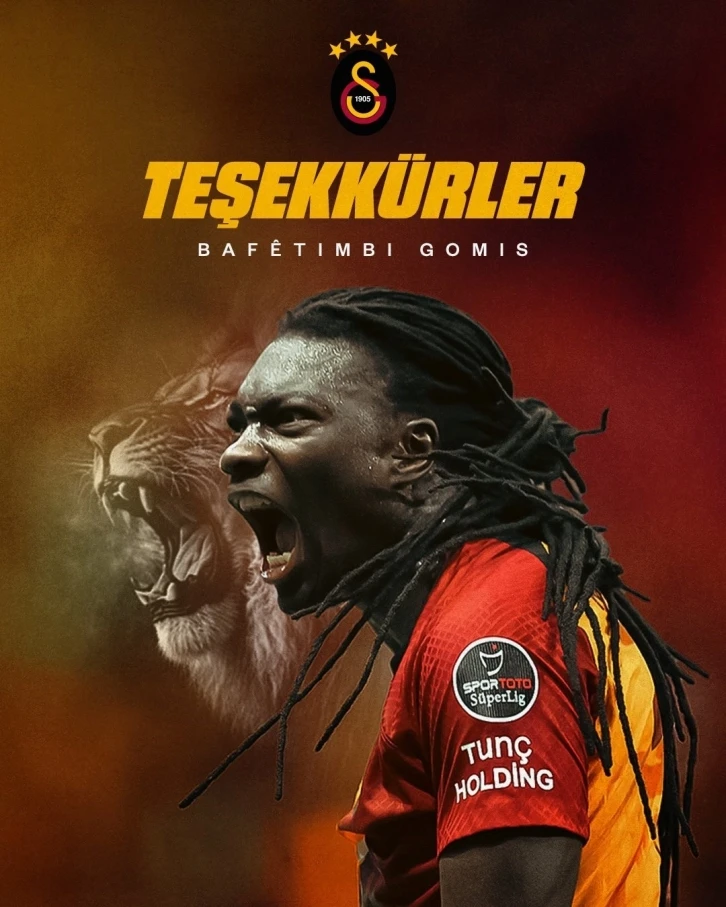 Galatasaray, Bafetimbi Gomis’e teşekkür etti
