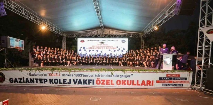 Gaziantep Kolej Vakfı öğrencileri üniversiteli oldu
