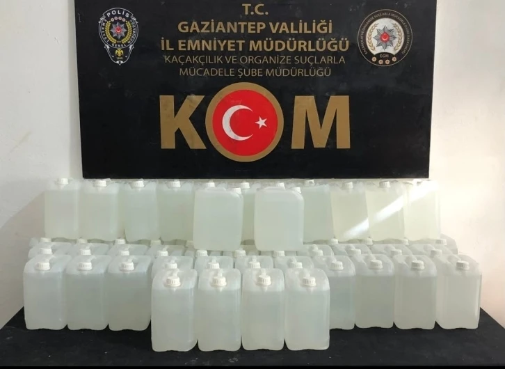 270 litre etil alkol ele geçirildi