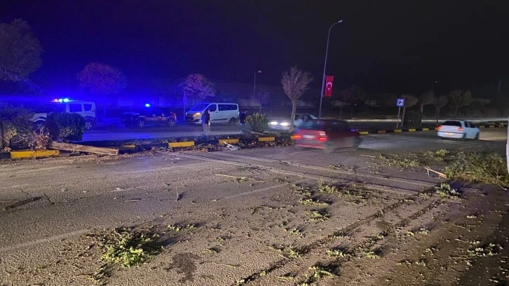 Gaziantep’te çevik kuvvet aracı kaza yaptı: 5 polis yaralı