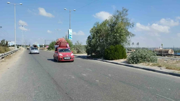 Gazzeliler güneye göç etmeye başladı
